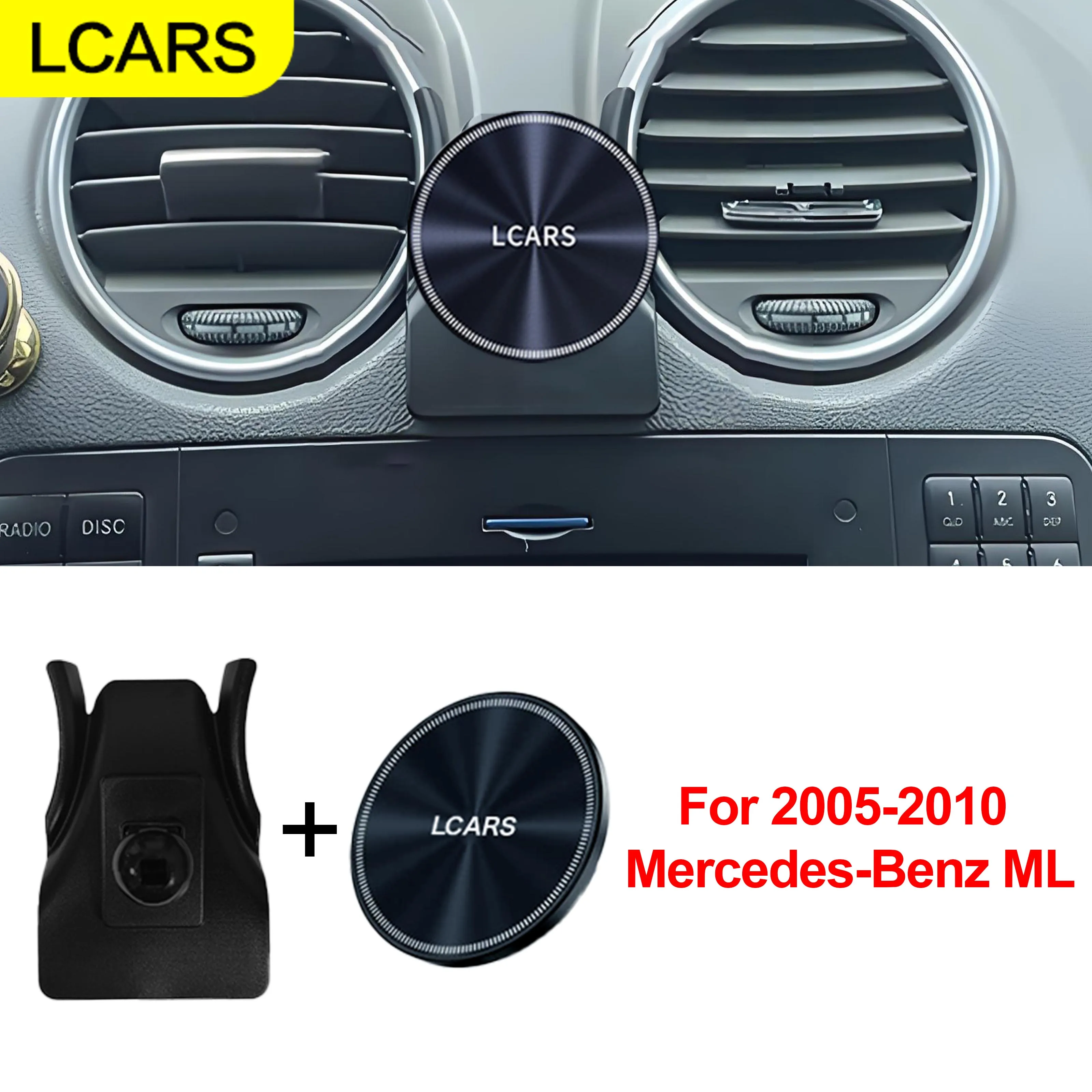 Special Car-Specific Mobile Phone Holder Suitable for Mercedes-Benz Ml2005-2010 Models, Multi-Angle Rotating Mobile Phone Holder
Special Car-Specific Mobile Phone Holder Suitable for Mercedes-Benz Ml2005-2010 Models, Multi-Angle Rotating Mobile Phone Holder
