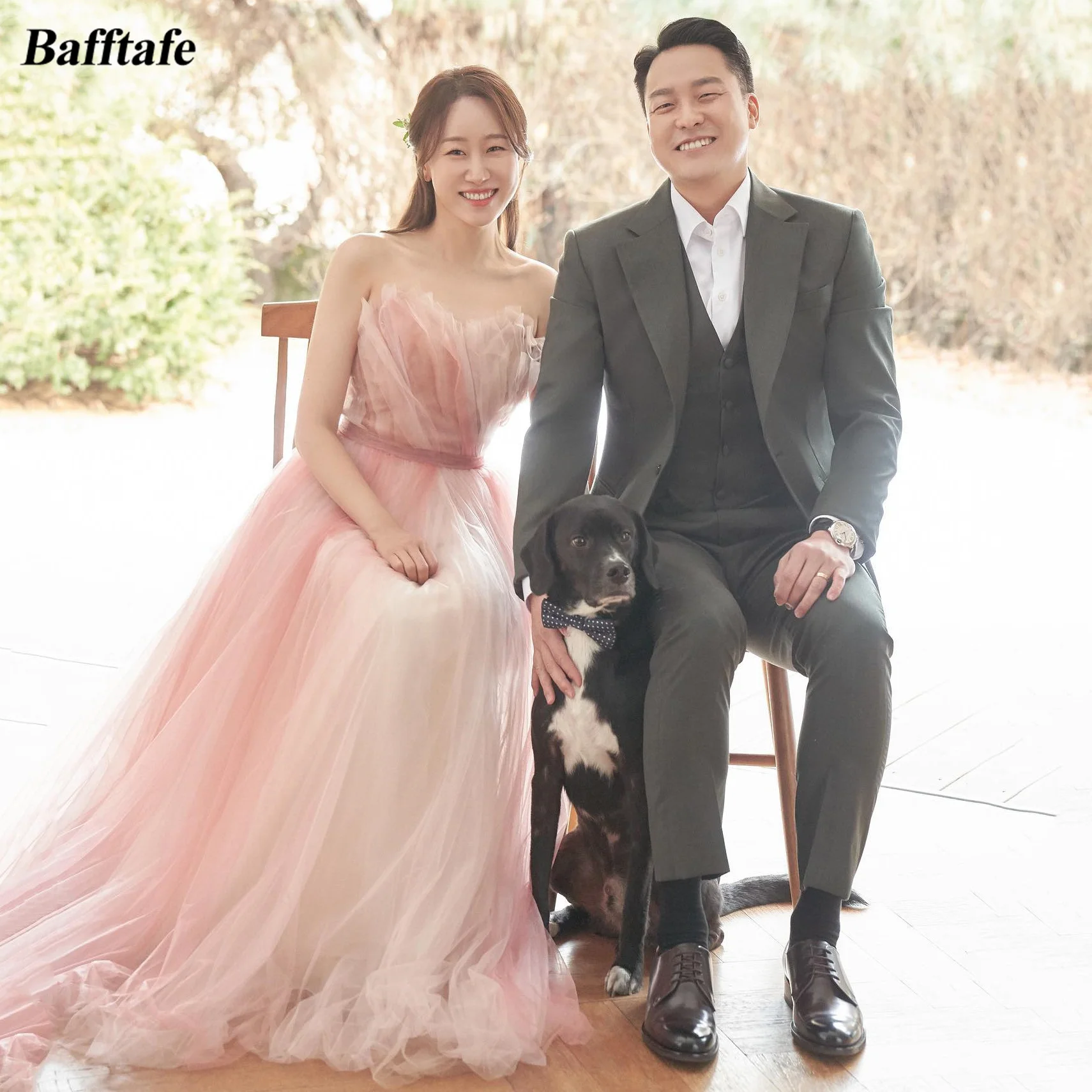 Bafftafe Fairy Pink Tulle Long Prom Dresses Korea Lady Detachable Long Sleeves Evening Gowns Princess Formal Wedding Party Dress
Bafftafe Fairy Pink Tulle Long Prom Dresses Korea Lady Detachable Long Sleeves Evening Gowns Princess Formal Wedding Party Dress