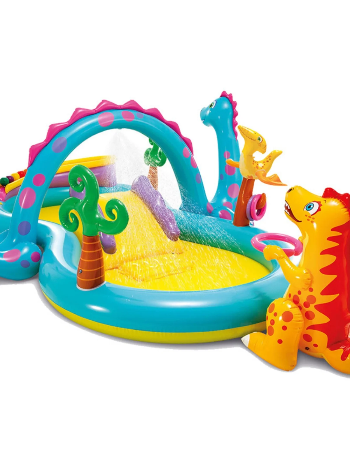Rainbow Flngo Iatable Swimming Pool with Slide Castle Cartoon Water Play Pool Ocean Ball Sports Fitn Swimming 
Rainbow Flngo Iatable Swimming Pool with Slide Castle Cartoon Water Play Pool Ocean Ball Sports Fitn Swimming
