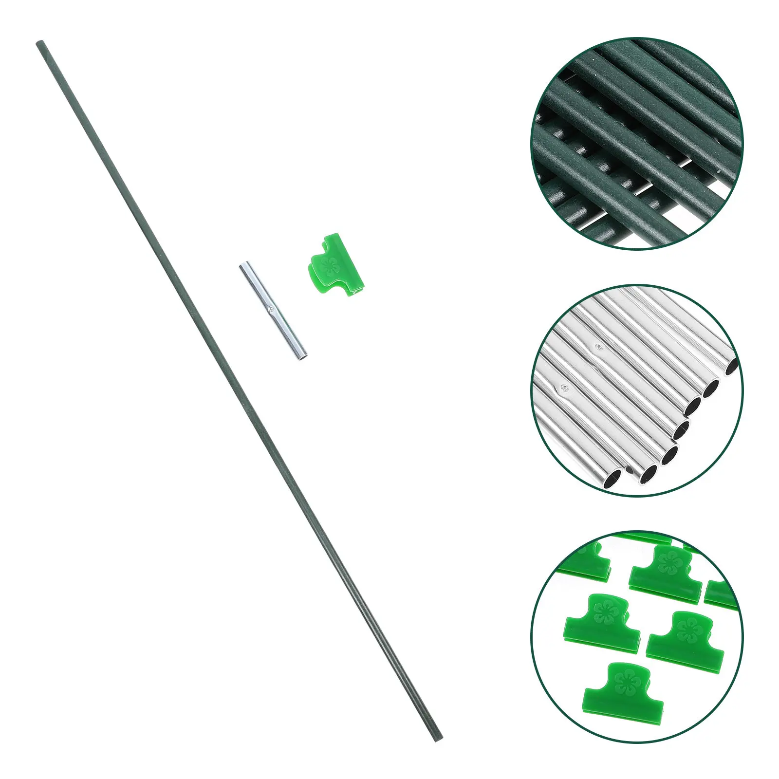 Fiber Rod Net Arch Set Garden Protective Netting Kit Greenhouse Hoops Raised Bed Cover Plant Row Net Row Covers for Garden Beds
Fiber Rod Net Arch Set Garden Protective Netting Kit Greenhouse Hoops Raised Bed Cover Plant Row Net Row Covers for Garden Beds
