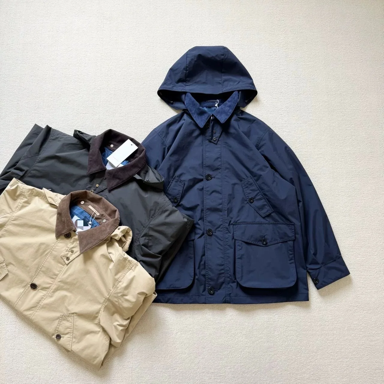 NANAMICA 2L PERTEX Funktionelle wasserdichte abnehmbare Kappe Militär Wind Jagdjacke 25SS
NANAMICA 2L PERTEX Funktionelle wasserdichte abnehmbare Kappe Militär Wind Jagdjacke 25SS