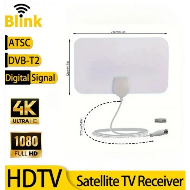 1080p Antenna Home Hotel TV Digital HD Indoor Aerial 200 Miles Range Indoor Digital Antenna
1080p Antenna Home Hotel TV Digital HD Indoor Aerial 200 Miles Range Indoor Digital Antenna