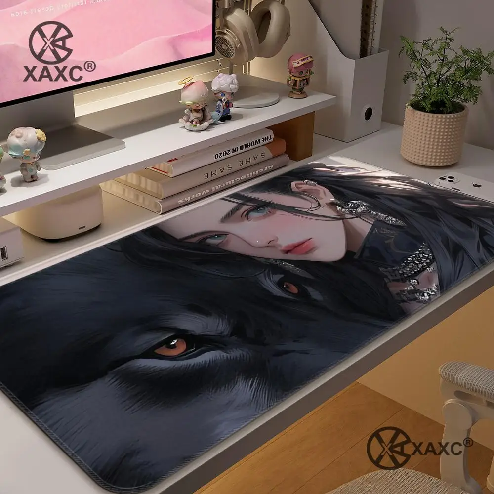 XXL Wolf Girl Mouse Pad Large Keyboard Mouse Desk Pad Non-slip Rubber Gaming Mouse Pad Laptop Mouse Carpet HYBXXC
XXL Wolf Girl Mouse Pad Large Keyboard Mouse Desk Pad Non-slip Rubber Gaming Mouse Pad Laptop Mouse Carpet HYBXXC
