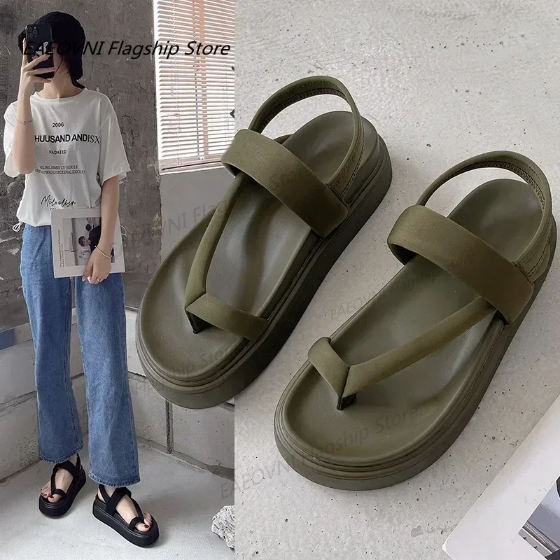 Women Platform Sandals Flat Flip Flops Summer Beach Sexy Casual shoes Ladies Shoes Fashion Woman Black Sandals
Women Platform Sandals Flat Flip Flops Summer Beach Sexy Casual shoes Ladies Shoes Fashion Woman Black Sandals