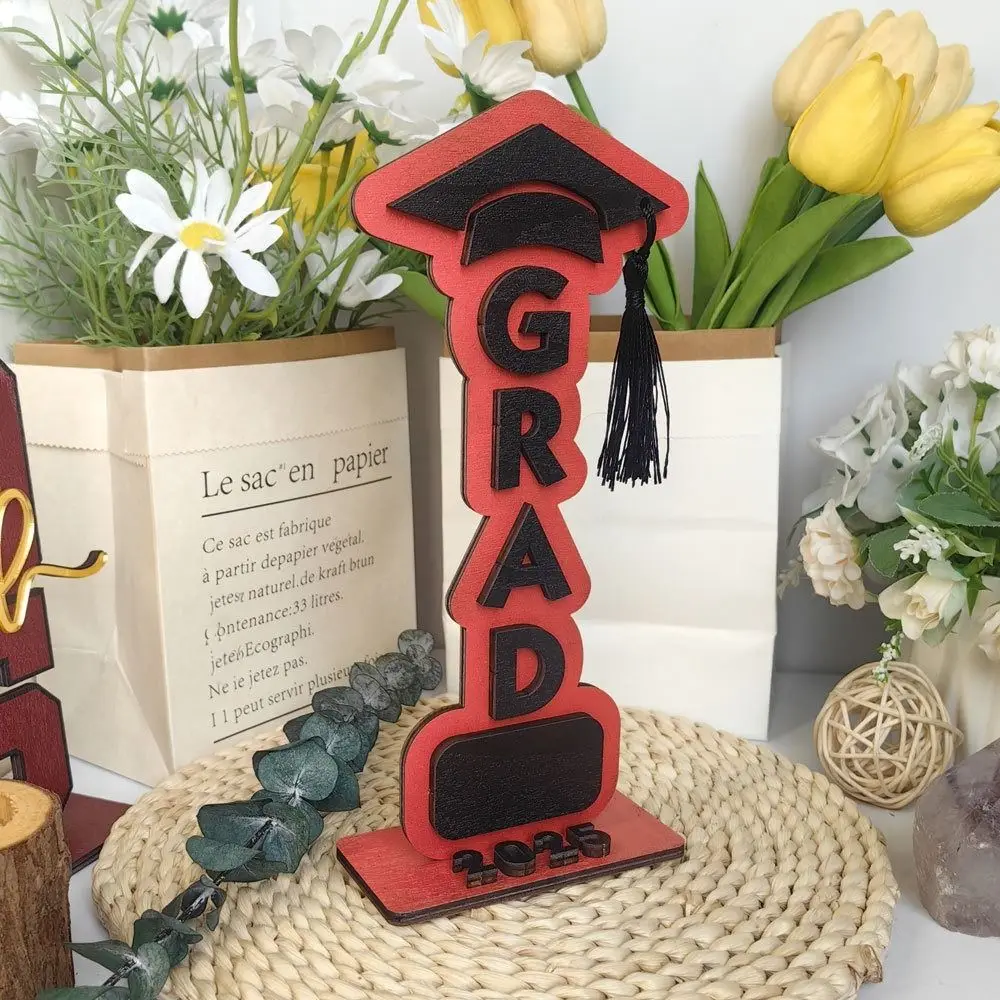 Cartoon Wooden Graduation Ornament Handmade Congrats 2025 Graduation Sign Multi-color Graduation Desktop Decoration Kids Gift
Cartoon Wooden Graduation Ornament Handmade Congrats 2025 Graduation Sign Multi-color Graduation Desktop Decoration Kids Gift