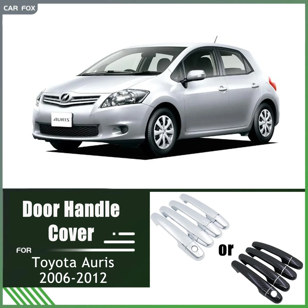 Chrome Door Handle Cover Trim for Toyota Auris Corolla Blade E150 2006-2012 2007 Car Accessories Cover Stickers ABS Styling
Chrome Door Handle Cover Trim for Toyota Auris Corolla Blade E150 2006-2012 2007 Car Accessories Cover Stickers ABS Styling