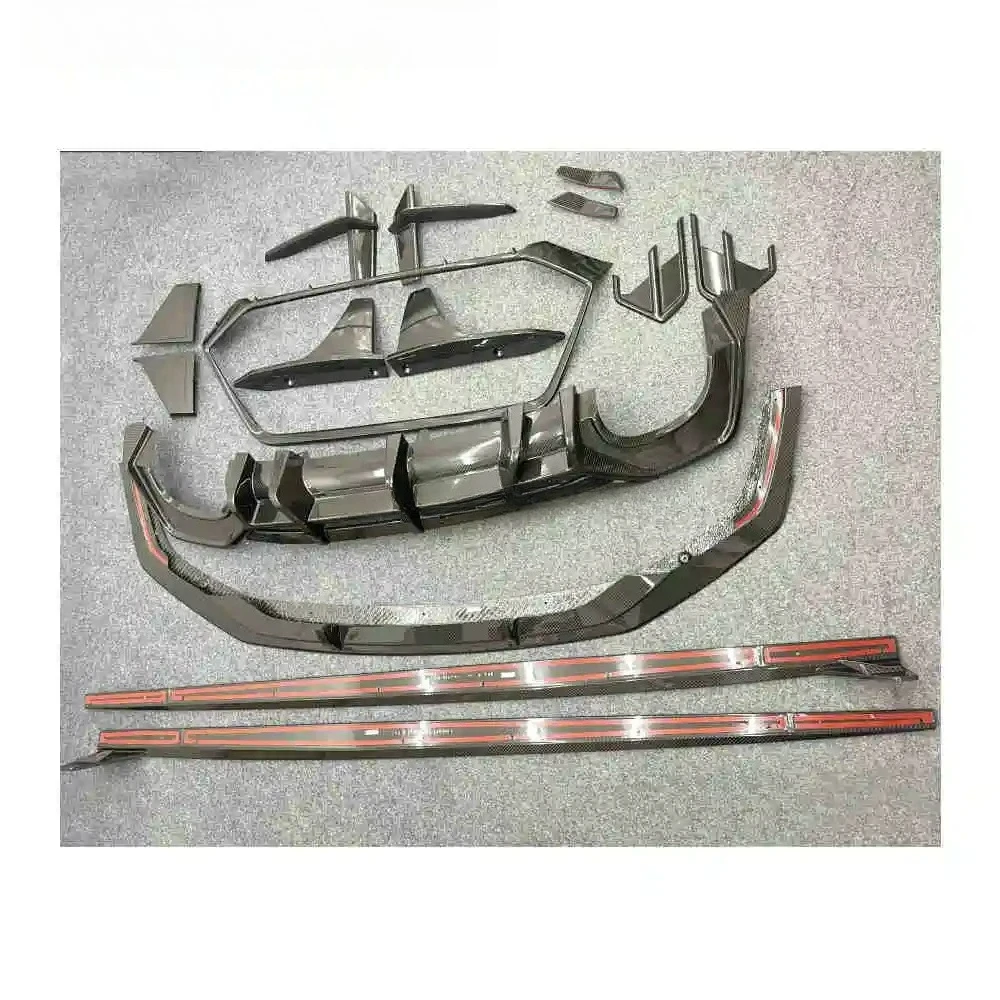 RS7-Fit Hot-Sale ED Style Carbon Fiber Rear Diffuser with Bumper Splitter
RS7-Fit Hot-Sale ED Style Carbon Fiber Rear Diffuser with Bumper Splitter