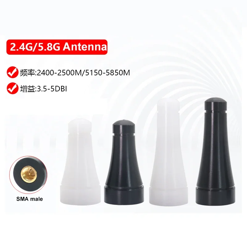 2 шт., 2,4 ГГц, 5,8 ГГц, АБС-антенна, двухдиапазонная Wi-Fi, уличная, водонепроницаемая, 2,4G SMA-J, штекер с высоким коэффициентом усиления, 2400 МГц, корпусная антенна для DTU NB-IoT
2 шт., 2,4 ГГц, 5,8 ГГц, АБС-антенна, двухдиапазонная Wi-Fi, уличная, водонепроницаемая, 2,4G SMA-J, штекер с высоким коэффициентом усиления, 2400 МГц, корпусная антенна для DTU NB-IoT