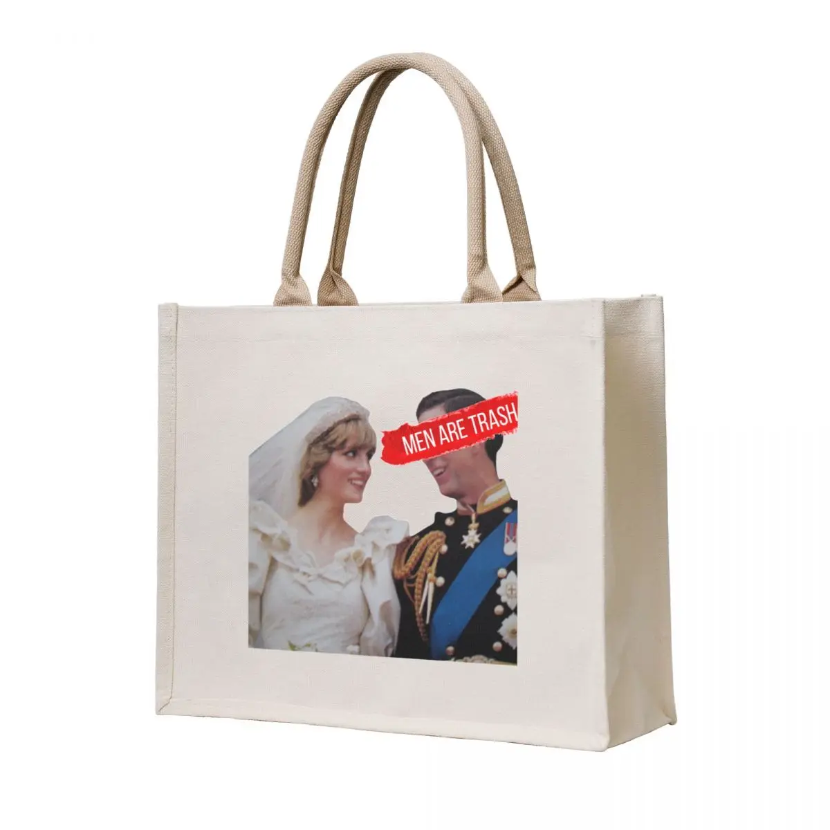 Men Are Trash Charles and Diana Tote Bag Canvas stote bag Women's tote bag Women's
Men Are Trash Charles and Diana Tote Bag Canvas stote bag Women's tote bag Women's