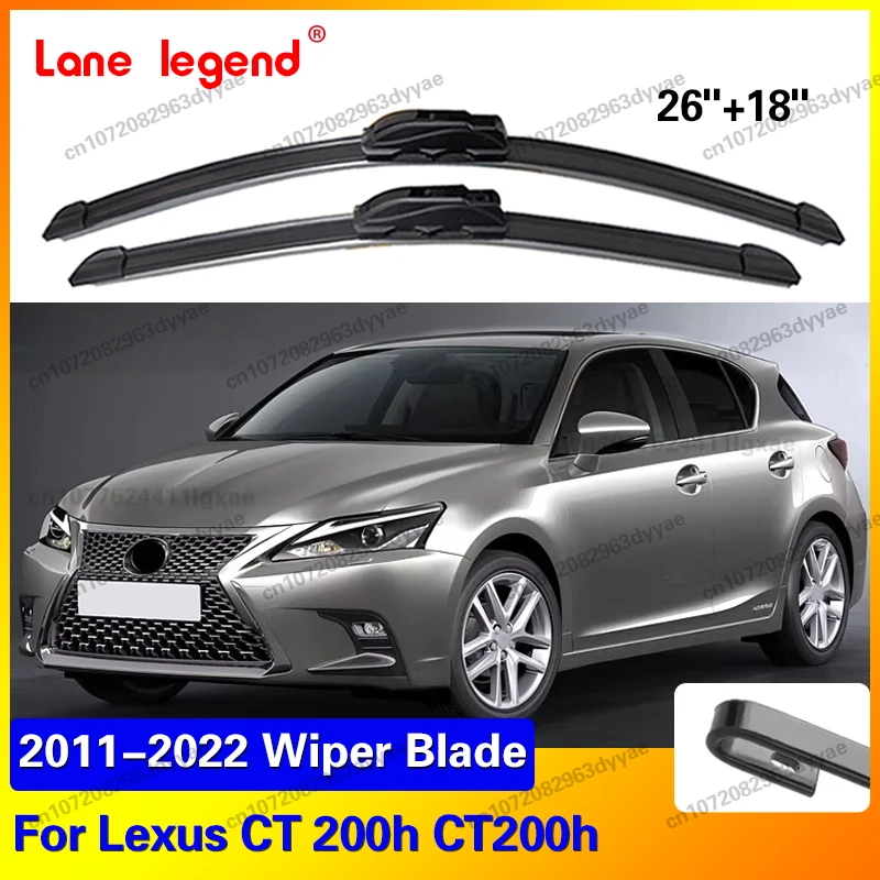 For Lexus CT 200h CT200h 2011 - 2022 Front Windshield Wiper Blades 2pcs Windscreen Window Accessories 2012 2013 2014 2015 2016
For Lexus CT 200h CT200h 2011 - 2022 Front Windshield Wiper Blades 2pcs Windscreen Window Accessories 2012 2013 2014 2015 2016