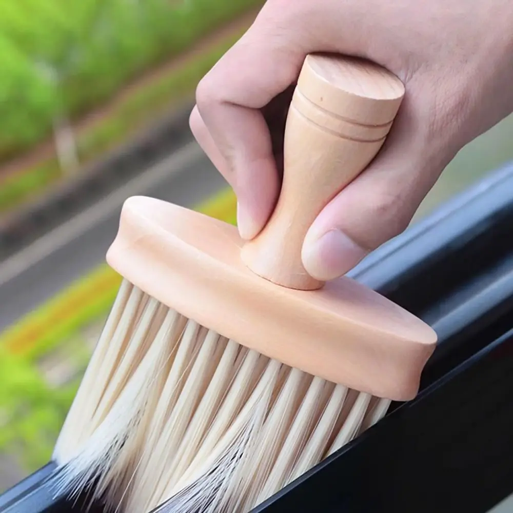 Wet and Dry Car Cleaning Brush Soft Bristles Wooden Car Interior Cleaning Cleaning Tools Dust Remover Brush
Wet and Dry Car Cleaning Brush Soft Bristles Wooden Car Interior Cleaning Cleaning Tools Dust Remover Brush