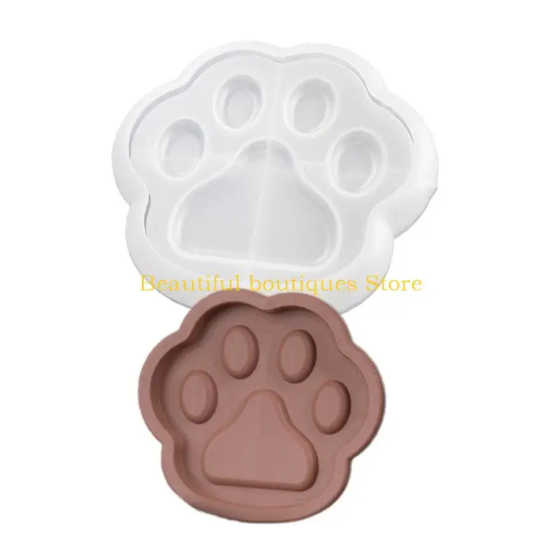 U4LF Silicone Crafts Molds Resin Tray Moulds Cats Paws Shaped Dish Molds Silicone Texture Cup Mat Molds for Hand-Making
U4LF Silicone Crafts Molds Resin Tray Moulds Cats Paws Shaped Dish Molds Silicone Texture Cup Mat Molds for Hand-Making