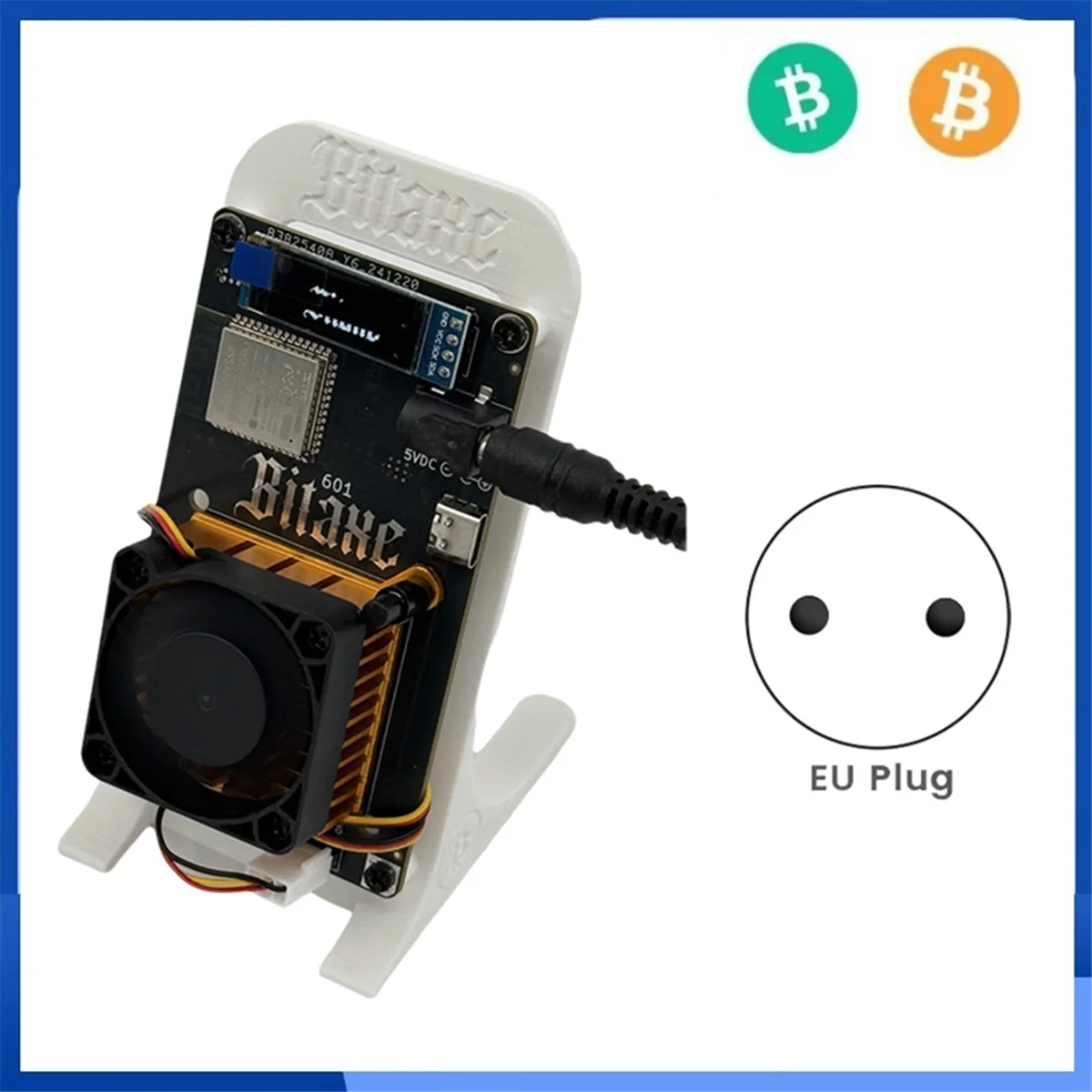 T07CHOT-Bitaxe Gamma 601 Bitcoin Solo Lottery Miner 1,2TH/S 18-22 Вт BTC Miner BM1370 Asic Chip от Antminer S21 Pro EU PLUG
T07CHOT-Bitaxe Gamma 601 Bitcoin Solo Lottery Miner 1,2TH/S 18-22 Вт BTC Miner BM1370 Asic Chip от Antminer S21 Pro EU PLUG