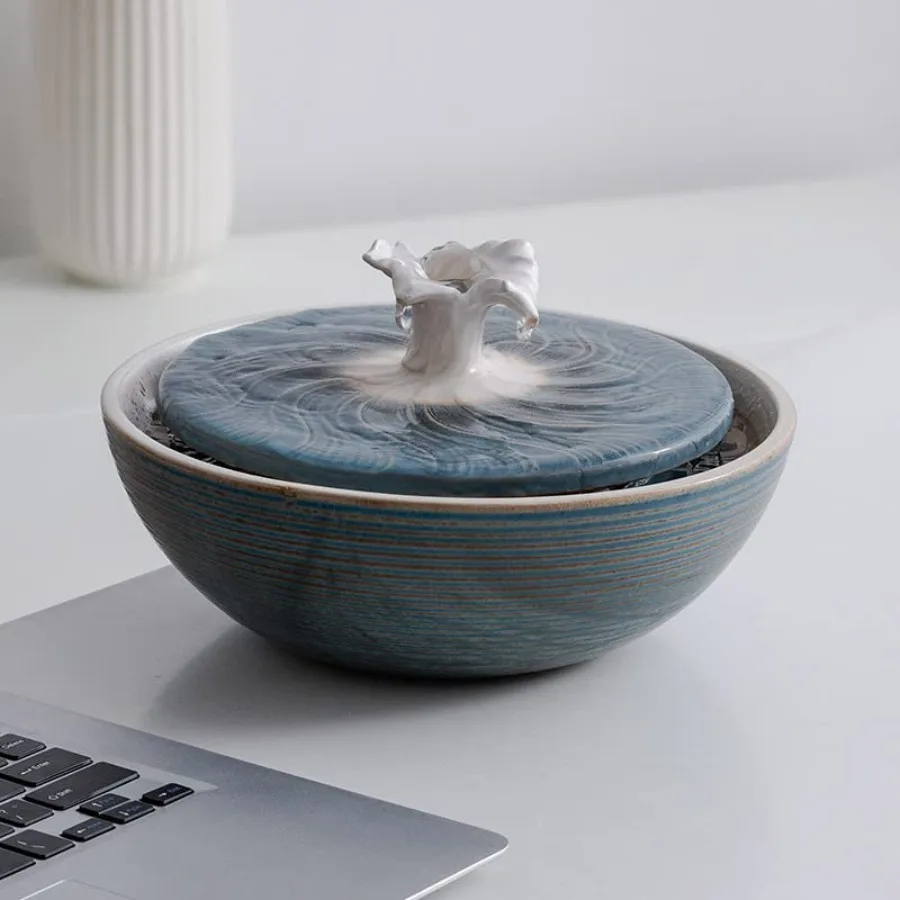 Ceramic Tabletop Water Fountain Feature for Indoor and Outdoor Home Decoration Table Desktop Office
Ceramic Tabletop Water Fountain Feature for Indoor and Outdoor Home Decoration Table Desktop Office