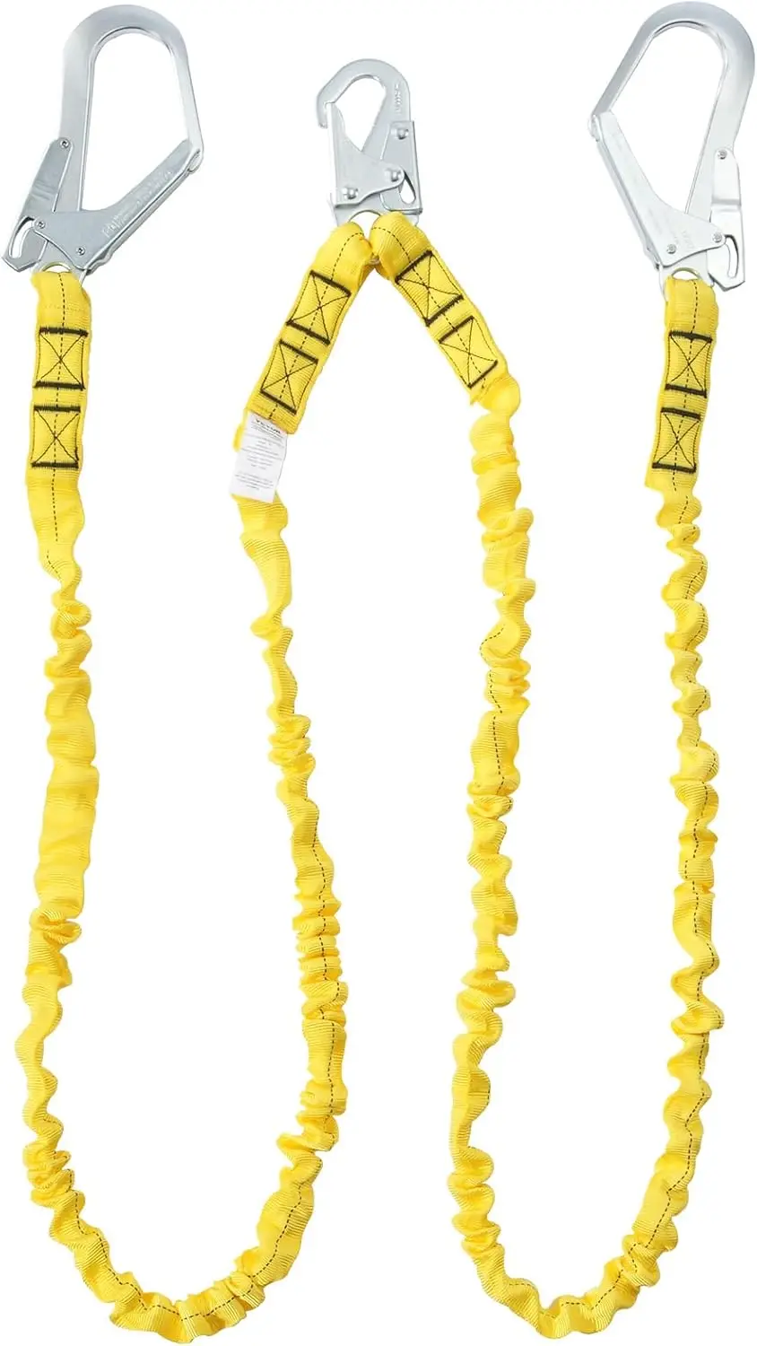 38mm Safety Lanyard, 6ft(1.83m) Fall Protection Lanyard with 2 Alloy Steel Snap Hooks, Retractable Safety Belt for Outdoor/Indoo
38mm Safety Lanyard, 6ft(1.83m) Fall Protection Lanyard with 2 Alloy Steel Snap Hooks, Retractable Safety Belt for Outdoor/Indoo