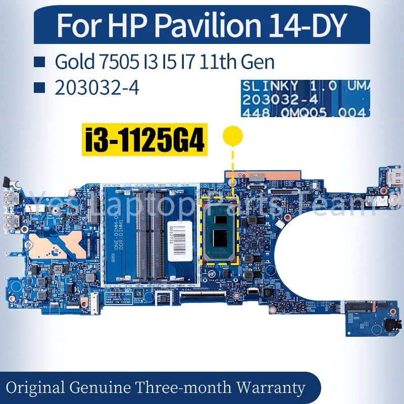 Материнская плата для ноутбука HP Pavilion 14-DY 203032, M74958-601 Gold 7505 I3 I5 I7 11 поколения
Материнская плата для ноутбука HP Pavilion 14-DY 203032, M74958-601 Gold 7505 I3 I5 I7 11 поколения