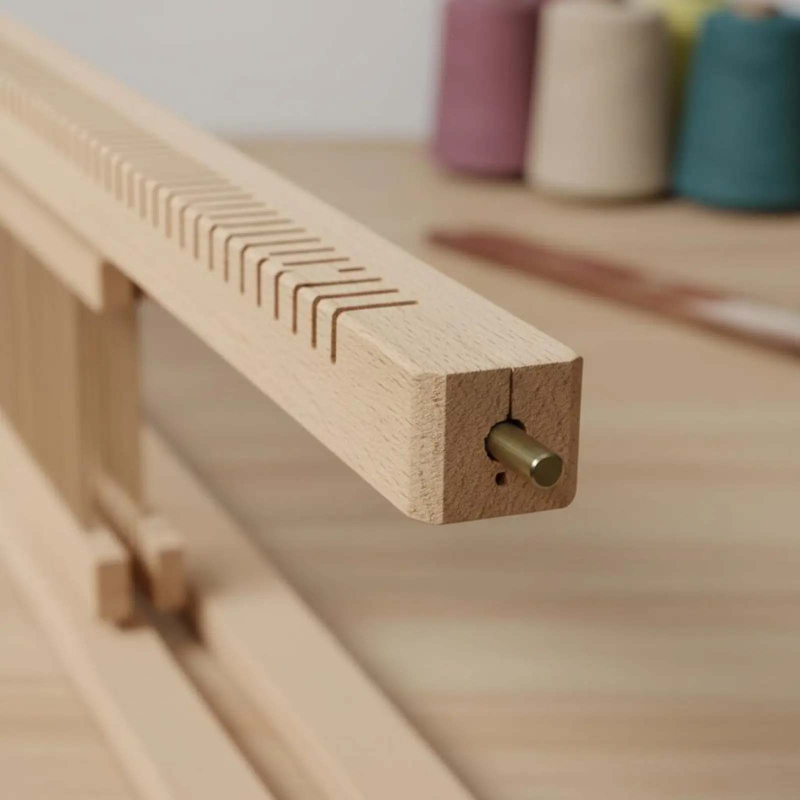 Wooden Tapestry Loom Long-Lasting Wooden Weaving Loom Kit Adjustable Weaving Frame Beginner Approachable Crafting Tool
Wooden Tapestry Loom Long-Lasting Wooden Weaving Loom Kit Adjustable Weaving Frame Beginner Approachable Crafting Tool