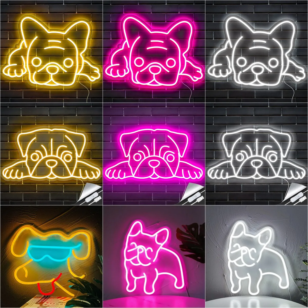 Cute Dog LED Neon Light USB Gifts Pet Shop Business Sign Party Bedroom Wall Hangings Display Decor Luminous Neon Light Acrylic
Cute Dog LED Neon Light USB Gifts Pet Shop Business Sign Party Bedroom Wall Hangings Display Decor Luminous Neon Light Acrylic
