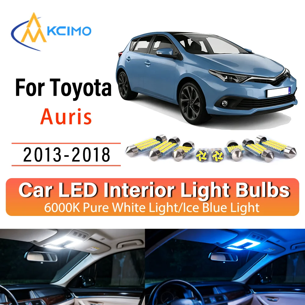 LED Interior Light Bulb Set For Toyota Auris 2013-2018 Easy Install Bright White/Blue Dome Map Door Courtesy Brights
LED Interior Light Bulb Set For Toyota Auris 2013-2018 Easy Install Bright White/Blue Dome Map Door Courtesy Brights