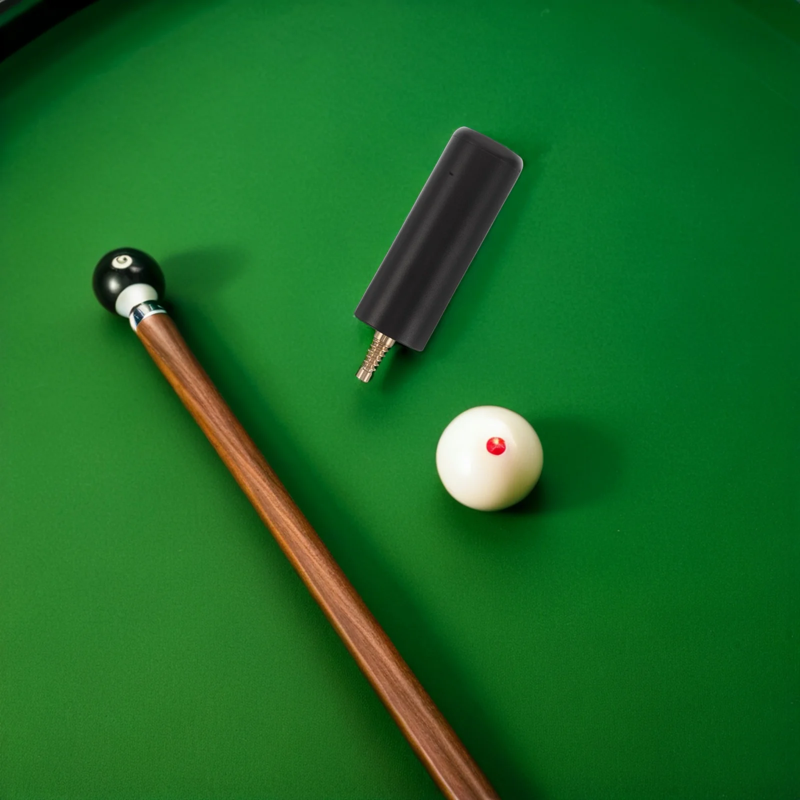 3 Inch Pool Cue Extension Stick - Compact Billiard Rod Extender for Snooker and Pool Games Improved Grip Flexibility and Easy