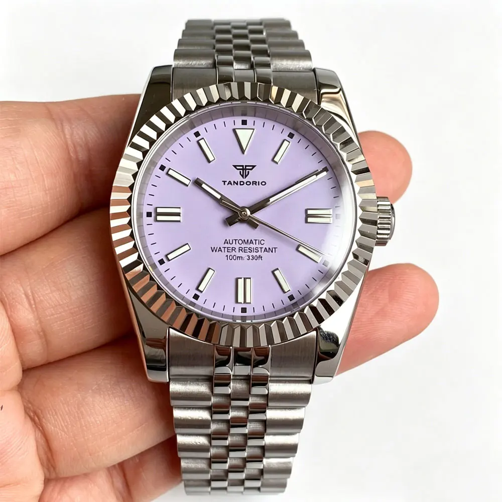 Tandorio New 36MM/39MM MIYOTA 8215 Mechanical Men Watch Sapphire Automatic 100m Waterproof Wristwatches Business Male Clock
Tandorio New 36MM/39MM MIYOTA 8215 Mechanical Men Watch Sapphire Automatic 100m Waterproof Wristwatches Business Male Clock