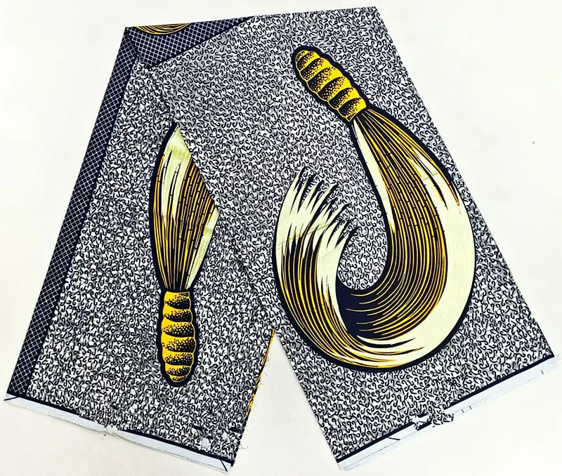 African stain Wax Fabric Cotton Material New Grand Wax Ankara Shine Pagne Grey Color Golden Shine Stuff Batik 6yard
African stain Wax Fabric Cotton Material New Grand Wax Ankara Shine Pagne Grey Color Golden Shine Stuff Batik 6yard