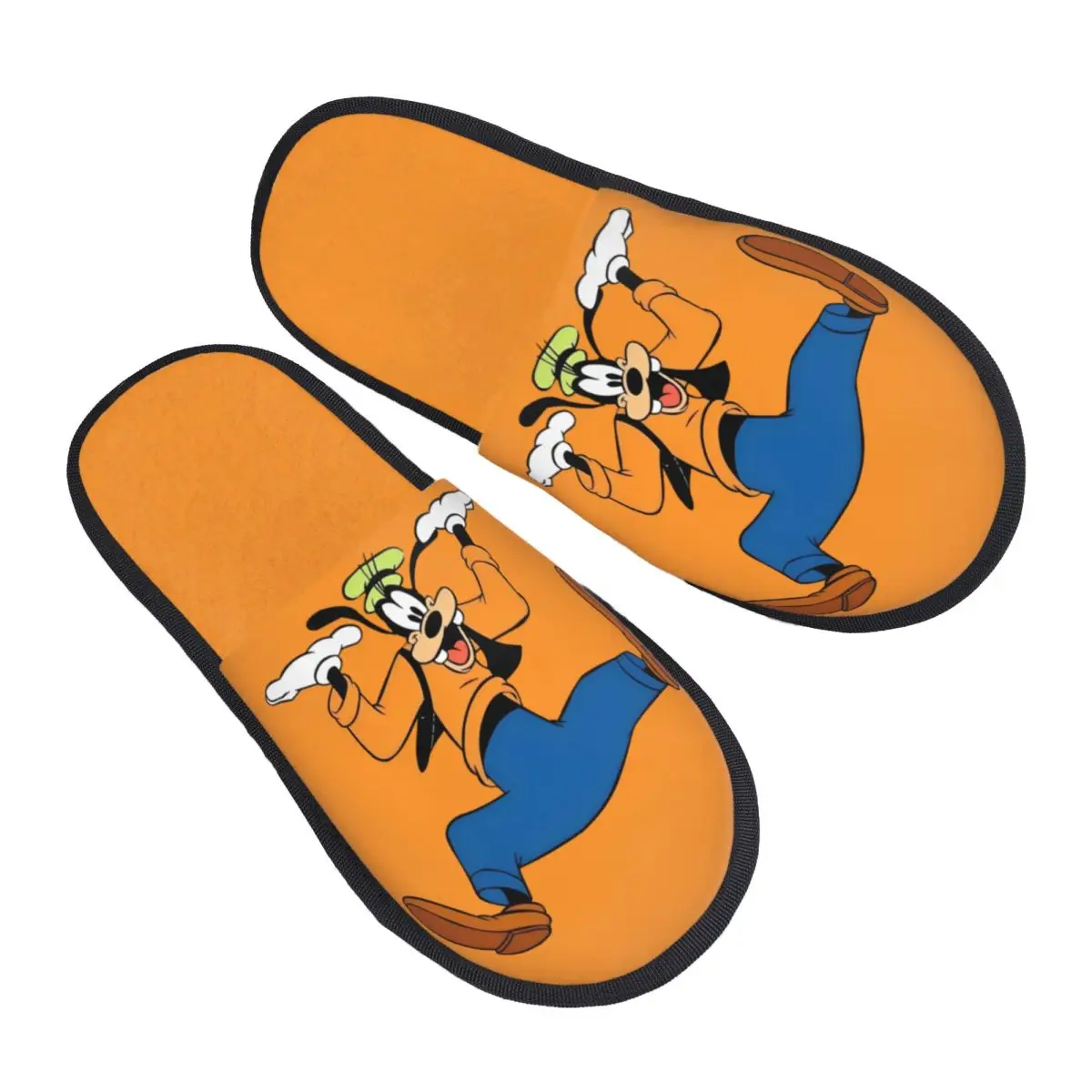 Пользовательские тапочки из пены с эффектом памяти Goofy, женские удобные теплые домашние тапочки с героями мультфильмов
Пользовательские тапочки из пены с эффектом памяти Goofy, женские удобные теплые домашние тапочки с героями мультфильмов