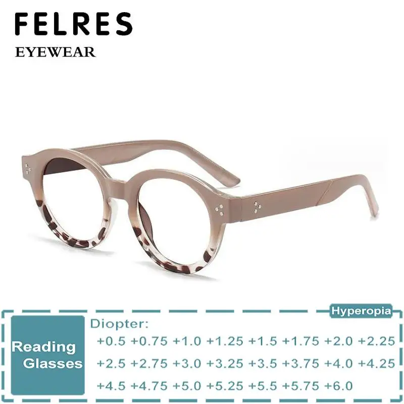 FELRES Oval Anti Blue Light Reading Glasses Women Prescription Eyewear Optical Glasses Single Focus Presbyopic Glasses +1.0
FELRES Oval Anti Blue Light Reading Glasses Women Prescription Eyewear Optical Glasses Single Focus Presbyopic Glasses +1.0