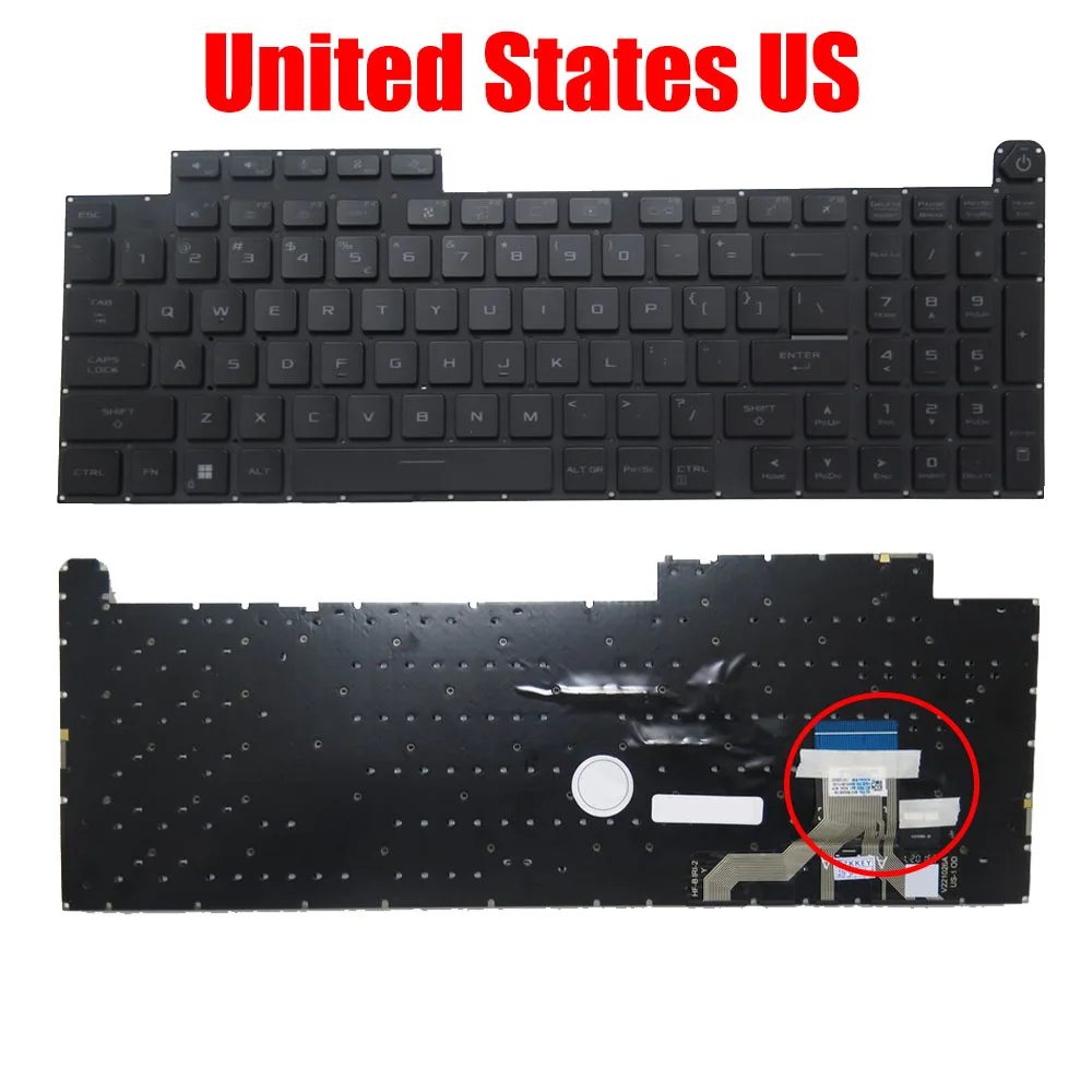 Laptop Keyboard For ASUS ROG Strix G18 G834J G834JZ G834JY G834JYR G834JZR Black With Backlit Japanese JP\United States US
Laptop Keyboard For ASUS ROG Strix G18 G834J G834JZ G834JY G834JYR G834JZR Black With Backlit Japanese JP\United States US