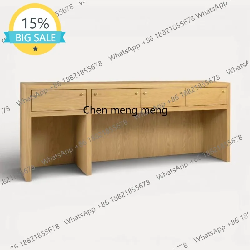 M45 French retro style solid wood entrance table, living room table, sofa back few long tables
M45 French retro style solid wood entrance table, living room table, sofa back few long tables