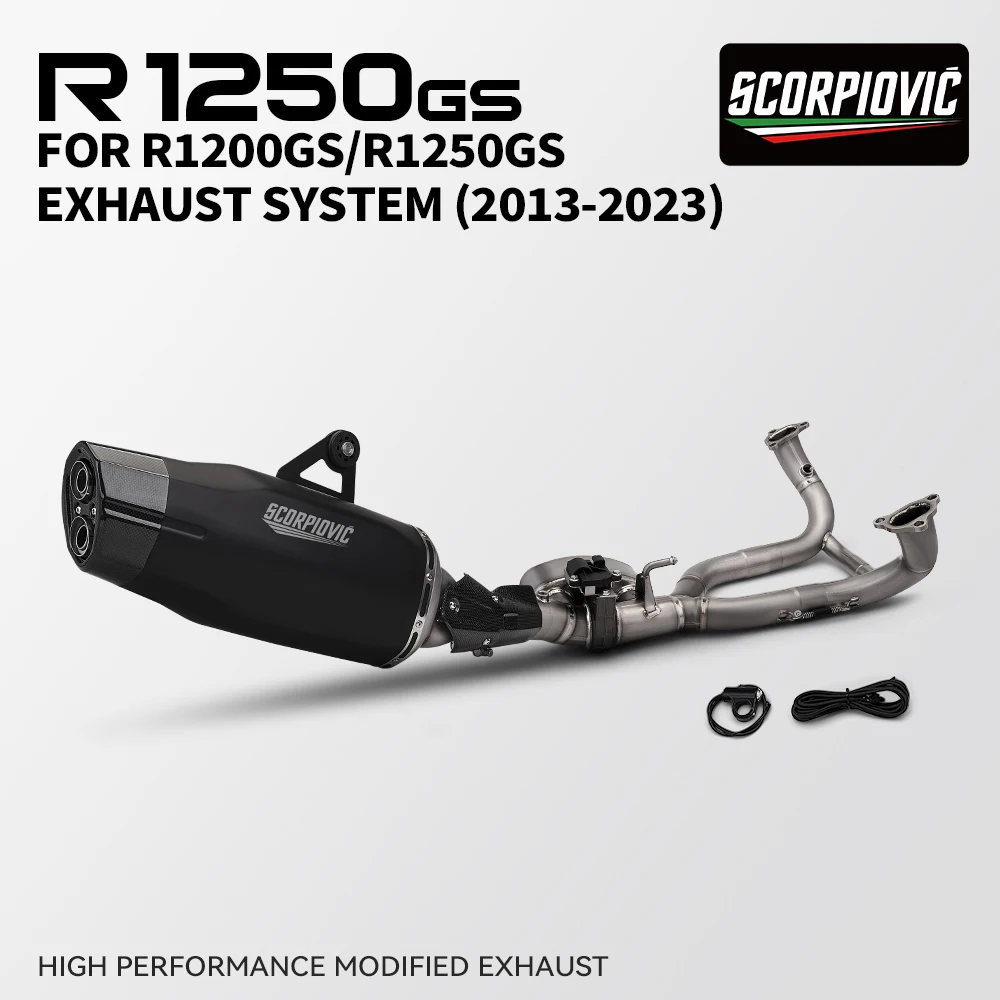 Racing Exhaust System Titanium Front Pipe And Tail Muffler Set For R 1250 GS R1200GS 2013-2023 Moto Accessories
Racing Exhaust System Titanium Front Pipe And Tail Muffler Set For R 1250 GS R1200GS 2013-2023 Moto Accessories