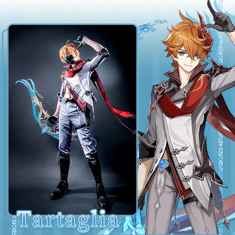 Tartaglia Cosplay Game Genshin Impact Tartaglia Childe Halloween Costume Christmas Tartaglia Game Uniform Ajax アヤックス Anime
Tartaglia Cosplay Game Genshin Impact Tartaglia Childe Halloween Costume Christmas Tartaglia Game Uniform Ajax アヤックス Anime