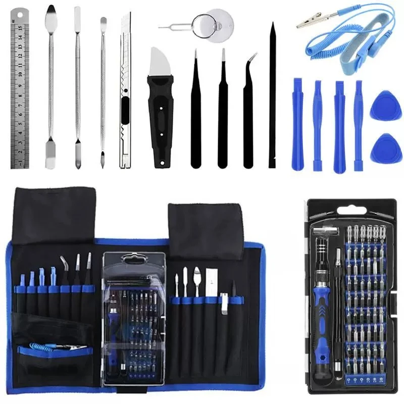 New 78 in 1 Screwdriver Set, Mobile Phone Disassembly Stick Multifunctional Maintenance Tool Anti-static Tweezers
New 78 in 1 Screwdriver Set, Mobile Phone Disassembly Stick Multifunctional Maintenance Tool Anti-static Tweezers