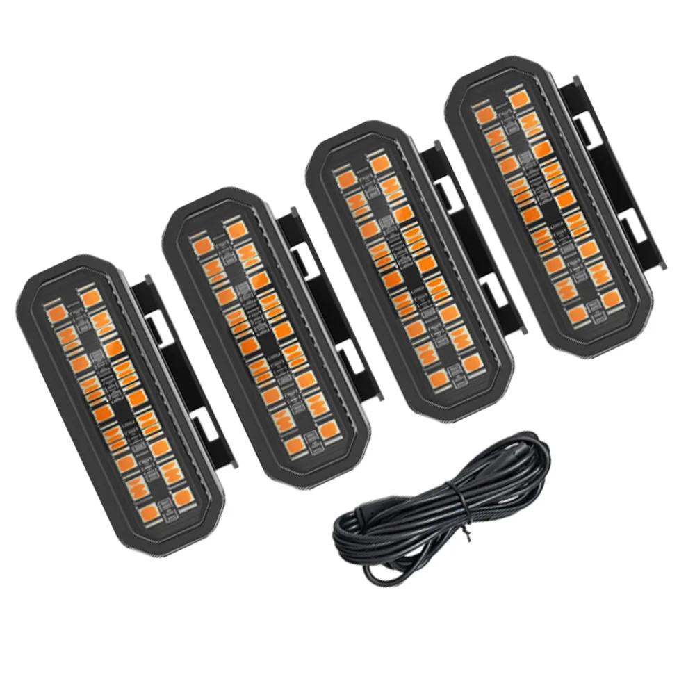 4Pcs LED Front Grille Light Kit 1 to 4 Universal Grill Marker Lamp for Off-Road Pickup Truck SUV 18 LED 12V
4Pcs LED Front Grille Light Kit 1 to 4 Universal Grill Marker Lamp for Off-Road Pickup Truck SUV 18 LED 12V