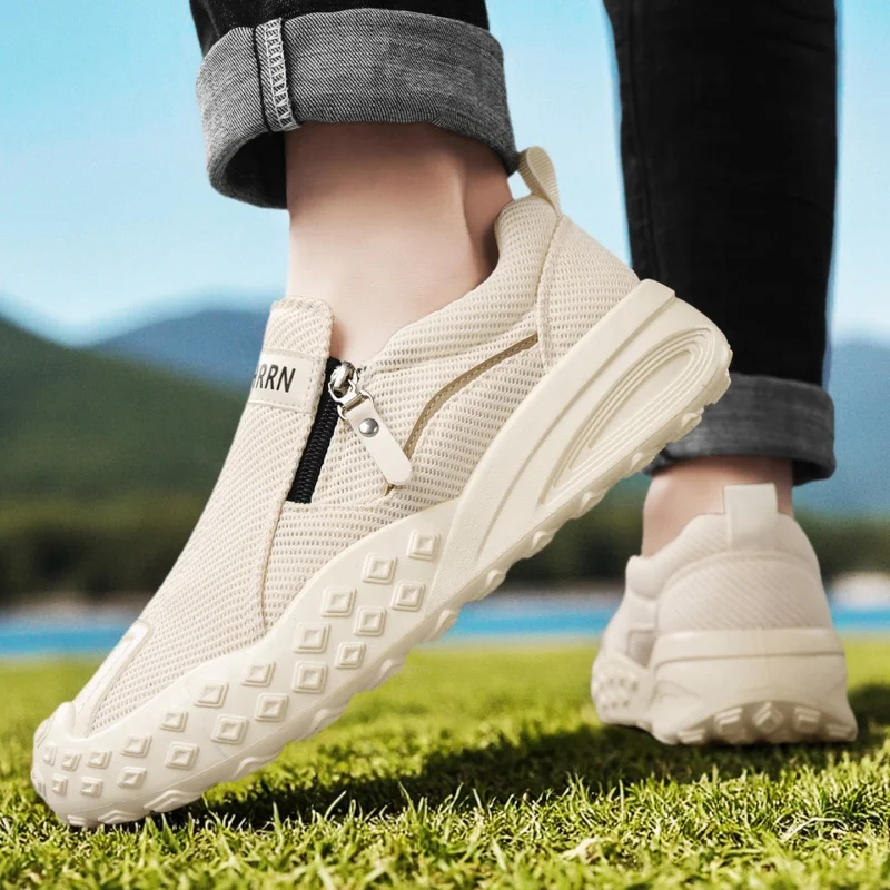 2025 Men's Zipper Chelsea Slip-On Sneakers Breathable Boots White Skate Shoes Non-Slip Durable Casual Athletic Footwear for Men
2025 Men's Zipper Chelsea Slip-On Sneakers Breathable Boots White Skate Shoes Non-Slip Durable Casual Athletic Footwear for Men