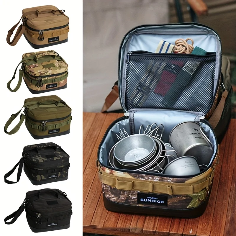 Camping Storage Tote Acrylic Fabric Zipper Design Brown Beige Sturdy Handle Portable Outdoor Picnic Travel Daily Gear Organizer
Camping Storage Tote Acrylic Fabric Zipper Design Brown Beige Sturdy Handle Portable Outdoor Picnic Travel Daily Gear Organizer