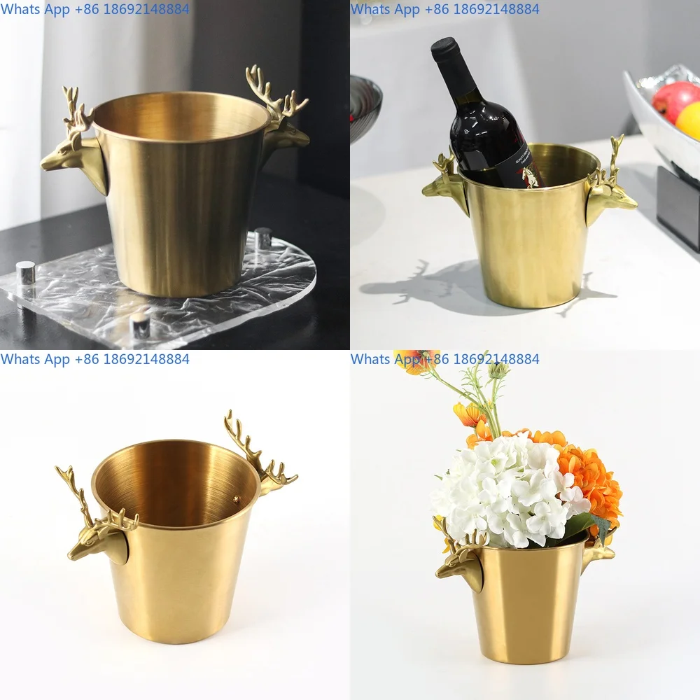 Abstract Metal Deer Head Ice Bucket Decor for Bar Hotel Lounge Cafe Art Piece
Abstract Metal Deer Head Ice Bucket Decor for Bar Hotel Lounge Cafe Art Piece