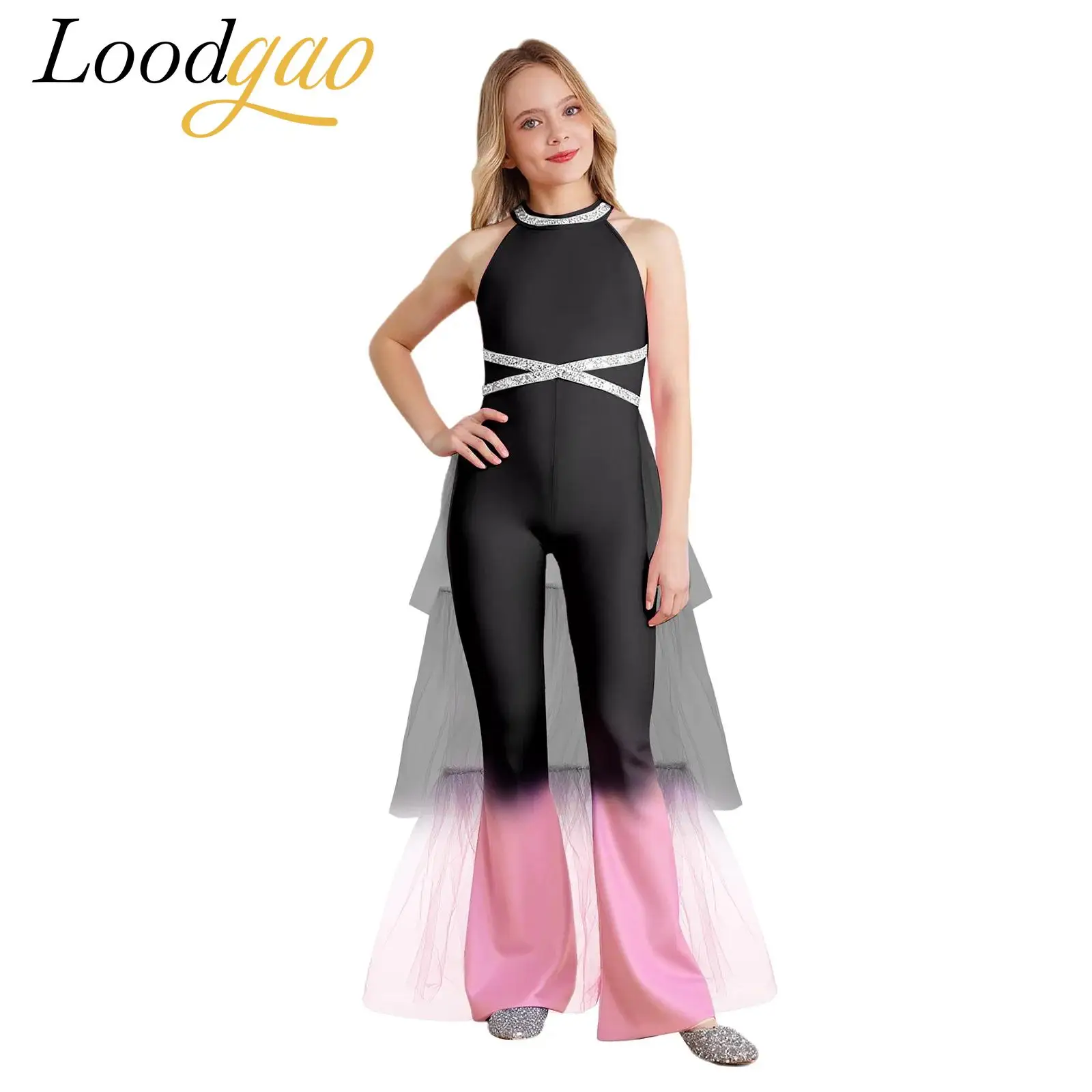 Fashion Children's Festival Costume Gradient Ball Evening Jumpsuit Ruffled Tulle Stylish Show Kids Girls Party Romper Streetwear
Fashion Children's Festival Costume Gradient Ball Evening Jumpsuit Ruffled Tulle Stylish Show Kids Girls Party Romper Streetwear