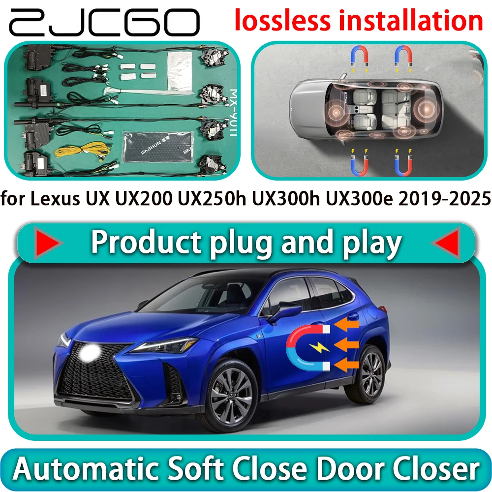 Для Lexus UX UX200 UX250h UX300h UX300e 2019-2025: Комплект OEM-системы плавного закрывания дверей с электроприводом и функцией Soft Close
Для Lexus UX UX200 UX250h UX300h UX300e 2019-2025: Комплект OEM-системы плавного закрывания дверей с электроприводом и функцией Soft Close