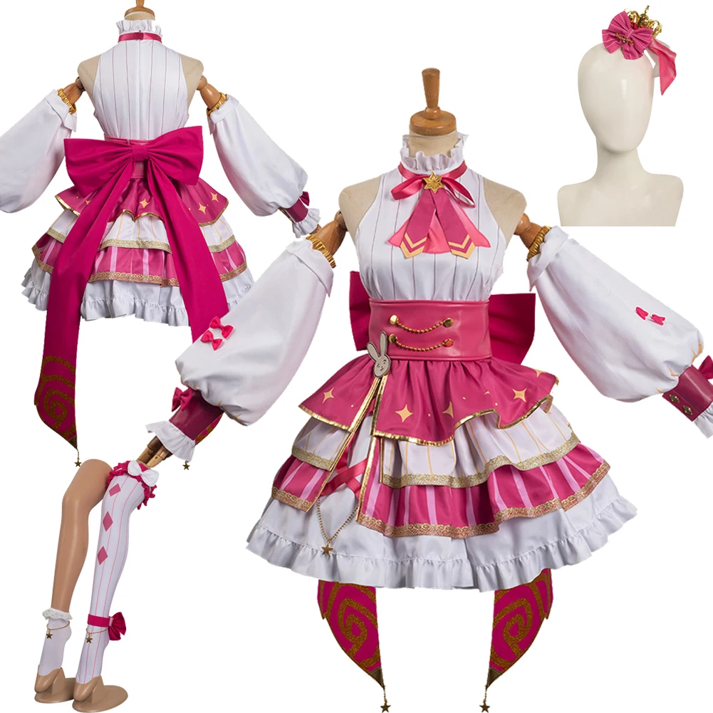 OSHI NO KO Hoshino Ai Cosplay Singing Costume Dress Outfits Adult Halloween Carnival Party Suit Role Play For Ladies Women
OSHI NO KO Hoshino Ai Cosplay Singing Costume Dress Outfits Adult Halloween Carnival Party Suit Role Play For Ladies Women