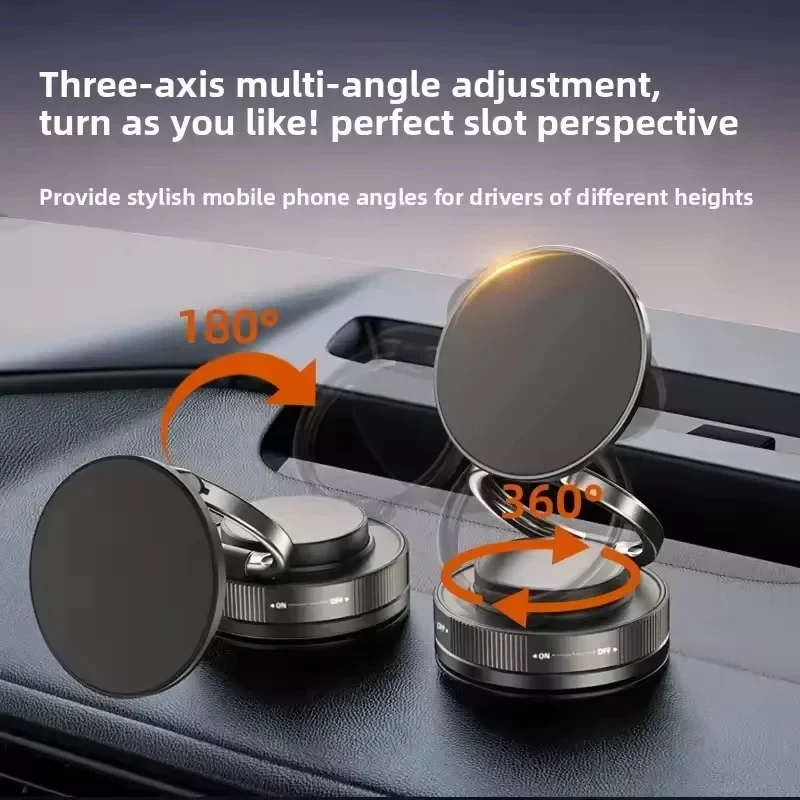 New Car Magnetic Vacuum Adsorption Bracket 360 Rotating Double Side Suction Cup Mobile Phone Holder For Phone Live Streaming
New Car Magnetic Vacuum Adsorption Bracket 360 Rotating Double Side Suction Cup Mobile Phone Holder For Phone Live Streaming