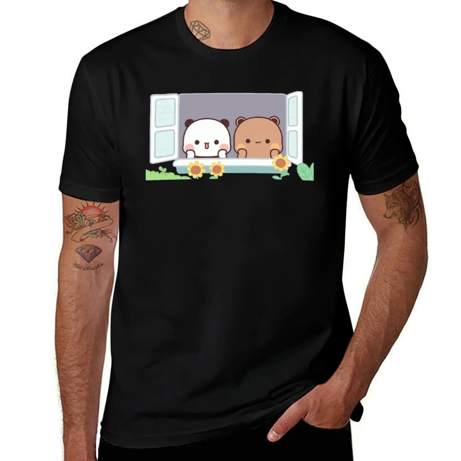 Bear and Panda Bubu Dudu Balloon T-Shirt Soft Cotton Print T-Shirt
Bear and Panda Bubu Dudu Balloon T-Shirt Soft Cotton Print T-Shirt