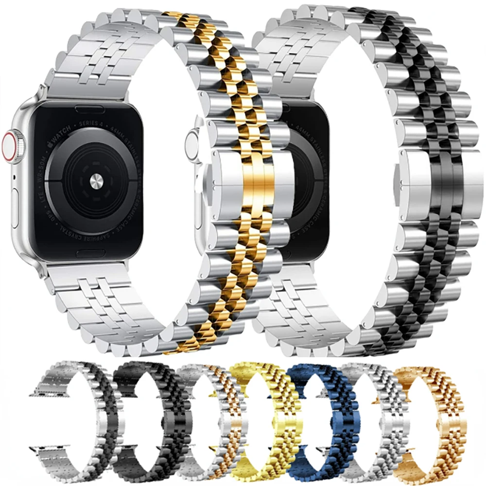 Металлический ремешок для Apple Watch Band 49 мм 45 мм 41 мм 44 мм 42 мм 40 мм, деловой браслет для iWatch Ultra Series Ultra 9 8 7 6 5 4 SE 3
Металлический ремешок для Apple Watch Band 49 мм 45 мм 41 мм 44 мм 42 мм 40 мм, деловой браслет для iWatch Ultra Series Ultra 9 8 7 6 5 4 SE 3