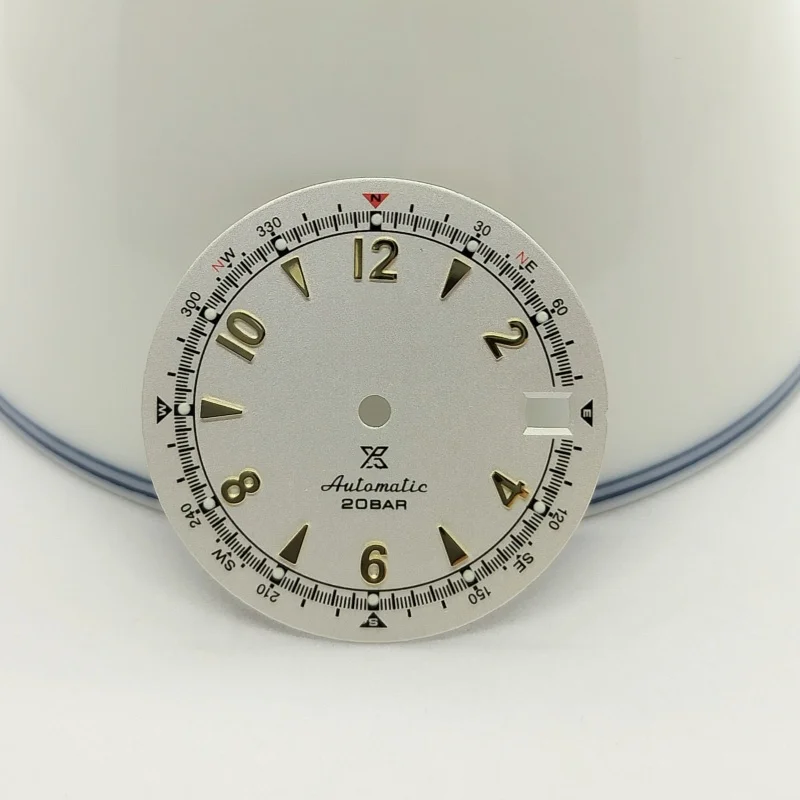 Vintage Dial NH35 Green Black White Green Luminous Dial 28.5mm Fits Japan NH35/NH36/4R/7s Movement Watch Accessories
Vintage Dial NH35 Green Black White Green Luminous Dial 28.5mm Fits Japan NH35/NH36/4R/7s Movement Watch Accessories