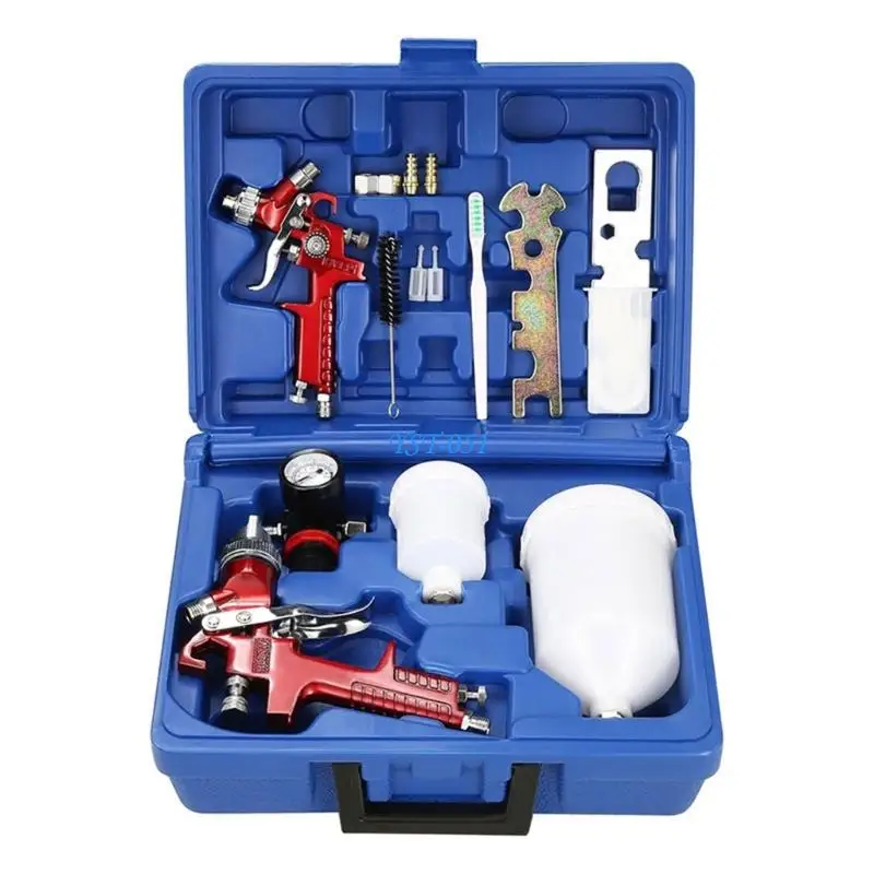 E15A Efficient Paint Applicator Set 1.4mm 0.8mm Nozzles Comes With Protective Storage Case
E15A Efficient Paint Applicator Set 1.4mm 0.8mm Nozzles Comes With Protective Storage Case