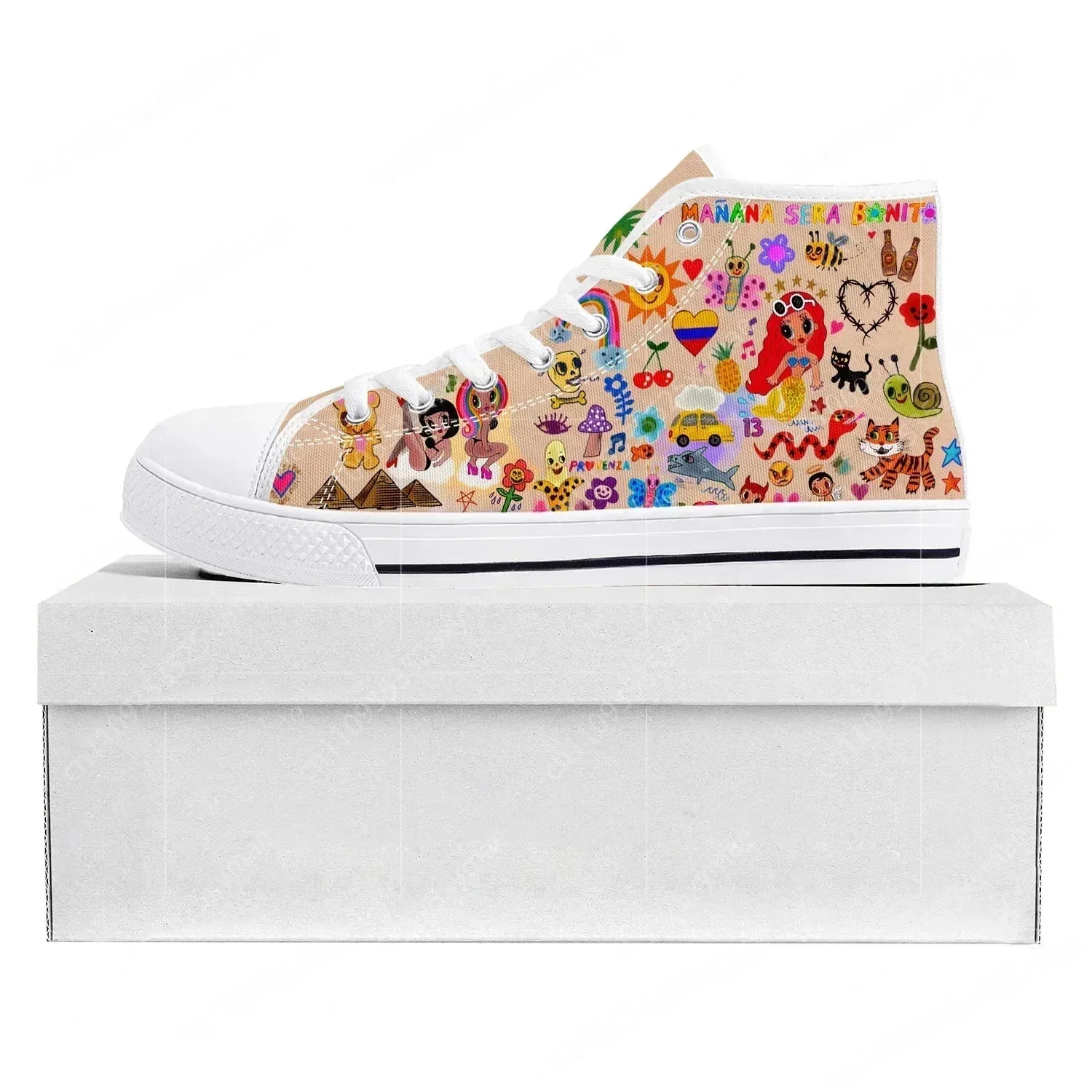 Manana Sera Bonito Karol G High Top High Quality Sneakers Mens Womens Teenager Canvas Sneaker Casual Couple Shoes Custom Shoe
Manana Sera Bonito Karol G High Top High Quality Sneakers Mens Womens Teenager Canvas Sneaker Casual Couple Shoes Custom Shoe