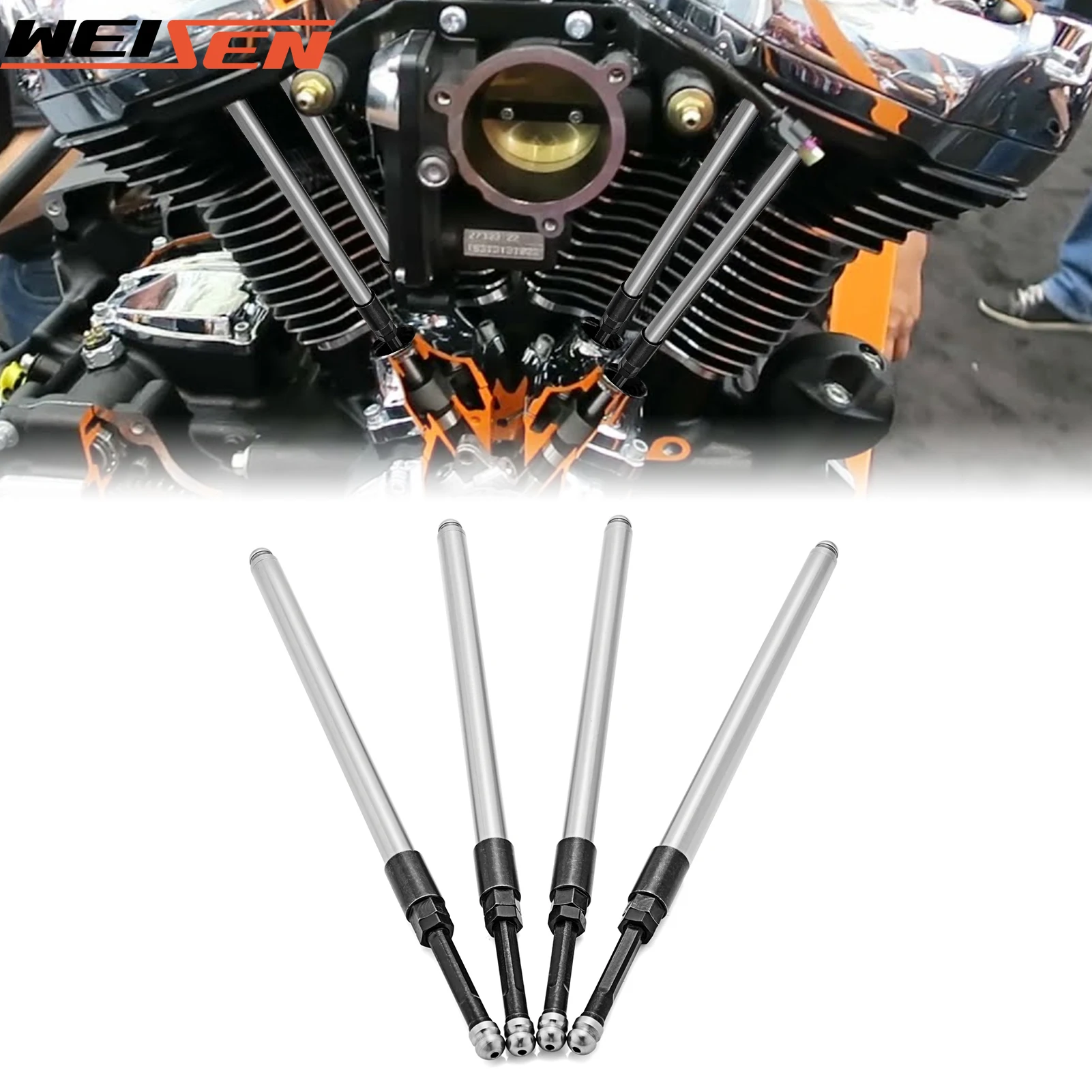 Motorcycle Engine Adjustable Lifter Blocks Pushrod for 1999-2017 Harley Twin Cam Dyna、Softail、Sportster、Touring、Trike Accessory
Motorcycle Engine Adjustable Lifter Blocks Pushrod for 1999-2017 Harley Twin Cam Dyna、Softail、Sportster、Touring、Trike Accessory