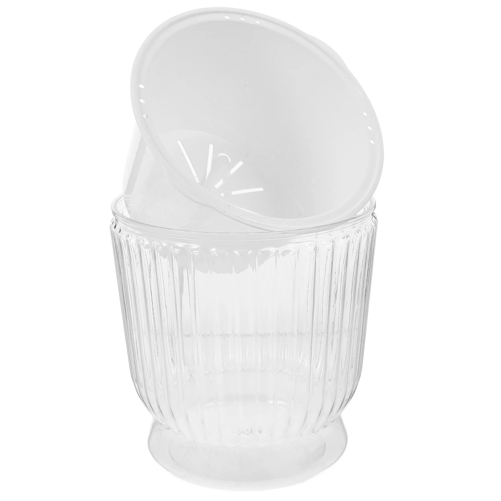 Vase Hydroponic Automatic Watering Planters Glass Imitation Pot Desktop Garden Flowers Transparent Clear Pots for Plants 
Vase Hydroponic Automatic Watering Planters Glass Imitation Pot Desktop Garden Flowers Transparent Clear Pots for Plants