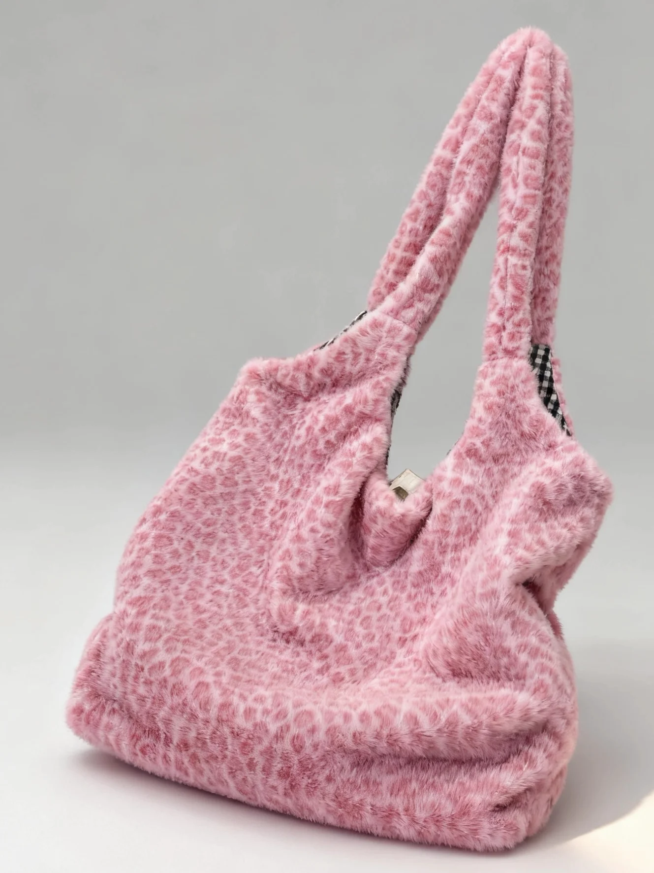 Retro Sle Furry Tote Bag Women's Commuter Bag Casual All-Match High-End Sensation Single oulder Bag Leopard Print
Retro Sle Furry Tote Bag Women's Commuter Bag Casual All-Match High-End Sensation Single oulder Bag Leopard Print