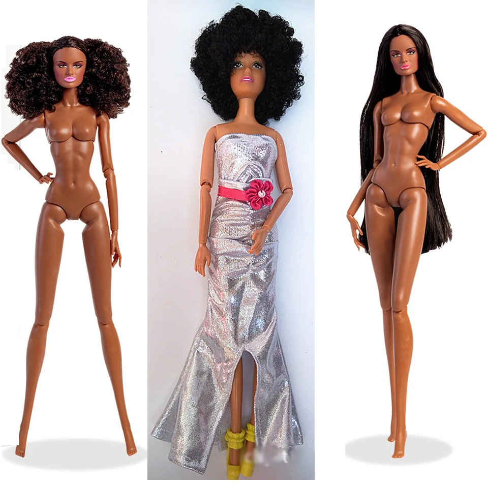 1/6 Black Skin BJD Nude Vegan Body Figure Toy New Listed 32cm Supermodel Doll Fashion 12 Joints Movable Curly Hair Dress Up Toy
1/6 Black Skin BJD Nude Vegan Body Figure Toy New Listed 32cm Supermodel Doll Fashion 12 Joints Movable Curly Hair Dress Up Toy